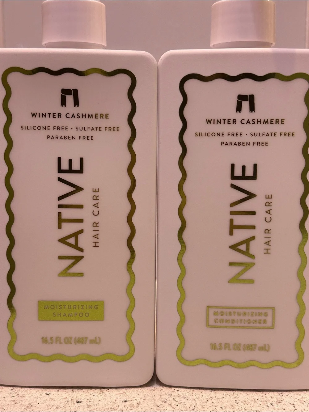 Native Winter Cashmere Shampoo & Conditioner
